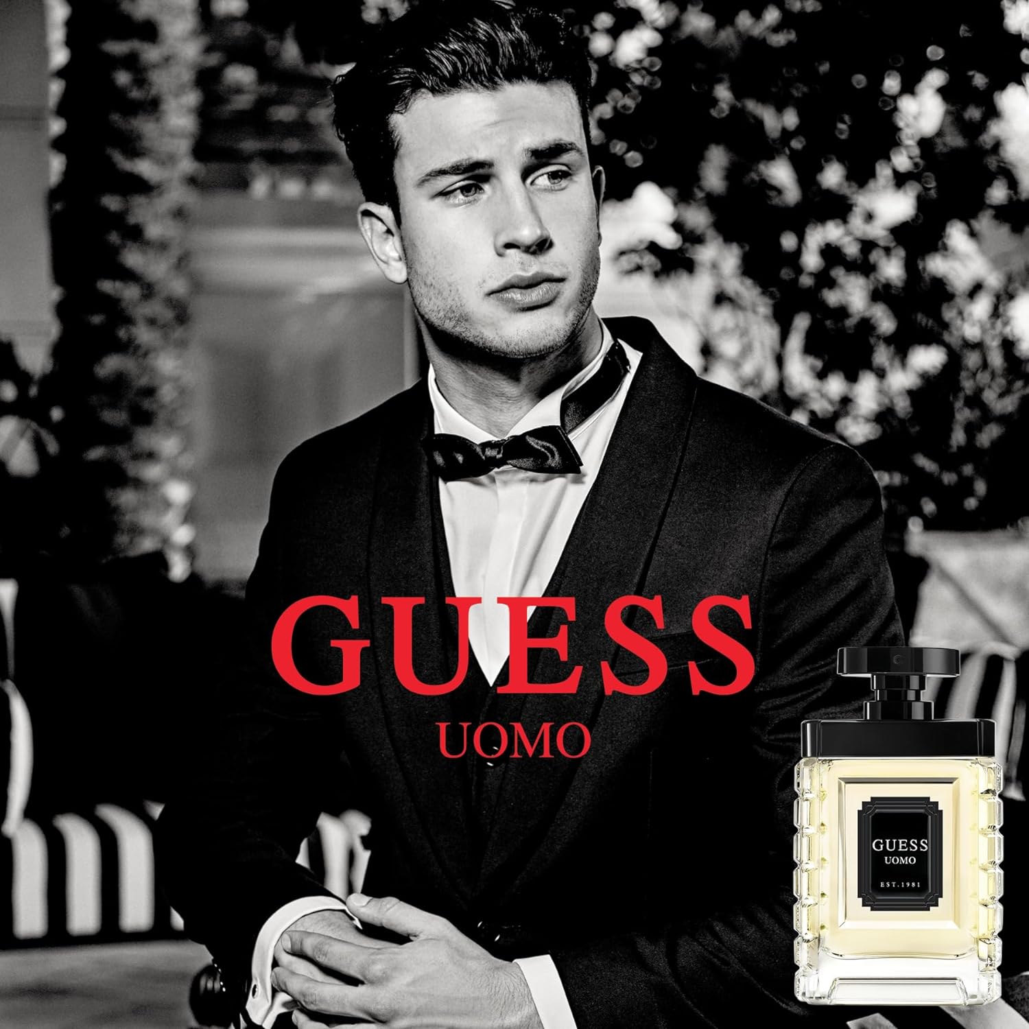 Guess Uomo Eau De Toilette Est.1981 100ml 3.4 Fl.oz.| Long Lasting Fragrance