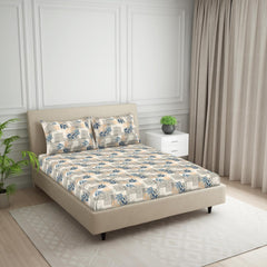 1 Double Bedsheets For Queen Size With 2 Pillow Covers Soft & Skin - 88 X 100 Inches, Multicolor | Soft Touch, Wrinkle Resistant, Skin Friendly - Perfect Fit & Stylish Look