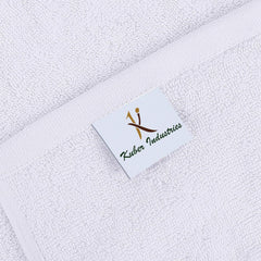 Kuber Industries Medium Size Cotton Face Towel 200 Gsm (White)