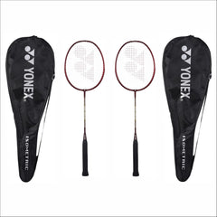 Yonex GR 303i Aluminium Badminton Racquet, Grip Size - 4 1/4 Inches, Colour - Deep Red, Pack Of 2