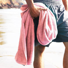 Heelium Bamboo Bath Towel 600 Gsm | Ultra Absorbent | 3x Softer Than Cotton Towels Peach