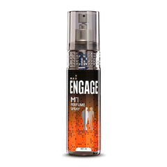 Engage M1 Perfume Spray 120ml 4 Fl.oz. & Cologne Spray XX1 For Men, 135ml 4.5 Fl.oz.