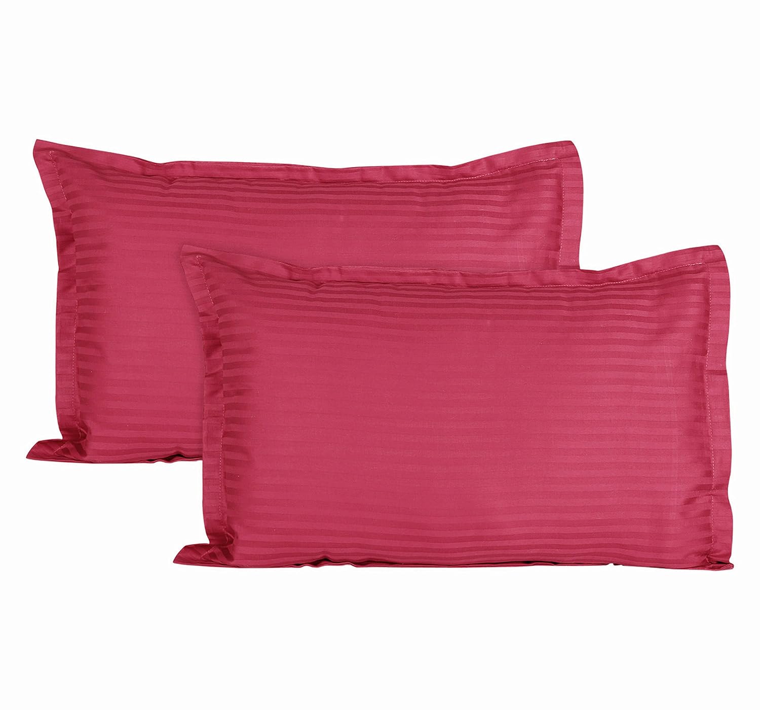 Single Fitted Bed Sheet With 1 Pillow Cover - 36 X 78 Inches, Red | Perfect Bedsheet Home, Hotel, Villa, Resort & Guest House