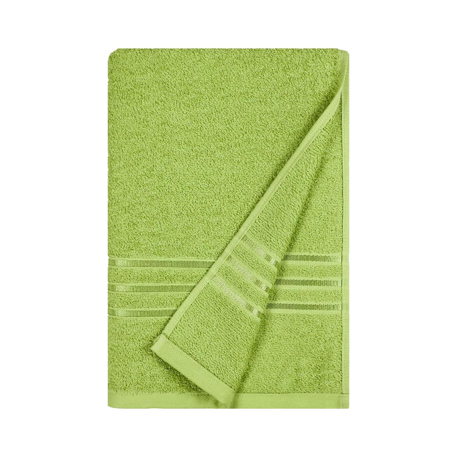 Mytrident 100% Cotton Bath Towel 400 Gsm | Comfort Living Quick Drying Travel Friendly | For Men & Women Large Size (Lime Green)