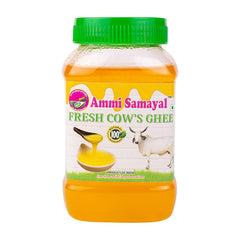 Pure Fresh Cow'S Ghee By Ammi Samayal | Good Source Of Energy Healthy & Nutrients Desi Cow Ghee For Sweets | (250ml) 8.4 Ounce | Jar Pack