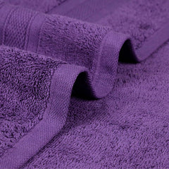 Trident Soft Comfort Air Rich 100% Cotton Bath Towels 500 Gsm | Large Size Bathroom Towels For Men/Women, 2 Pc Bath Towel Set (Plum)