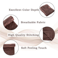 Kuber Industries Medium Size Cotton Hand/Face Towel 1000 Gsm (Brown) - Pack Of 5