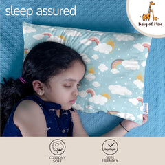 Personalized Pillow For Kids, Super Soft Cotton Kids Cushion - 12 X 18 Inches | Custom Name, For 5 Years Old Kids, Adorable Prints | For Head, Neck Support Baby Pillow - Pillow 12