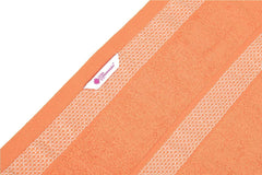 Casa Copenhagen Egyptian Cotton Solitaire Hand Towel 740 Gsm (Malibu Peach)- Pack Of 6