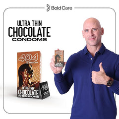 Bold Care 404 Super Ultra Thin Chocolate Flavored Condoms For Men | 60 Microns | 10 Units