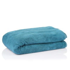 Glivary Microfiber Bath-Soft Towel 640 Gsm | With Hook Quick Dry Super Absorbent-Bath Towel For Men & Women (Greenish Blue & Pink) | Pack Of 2