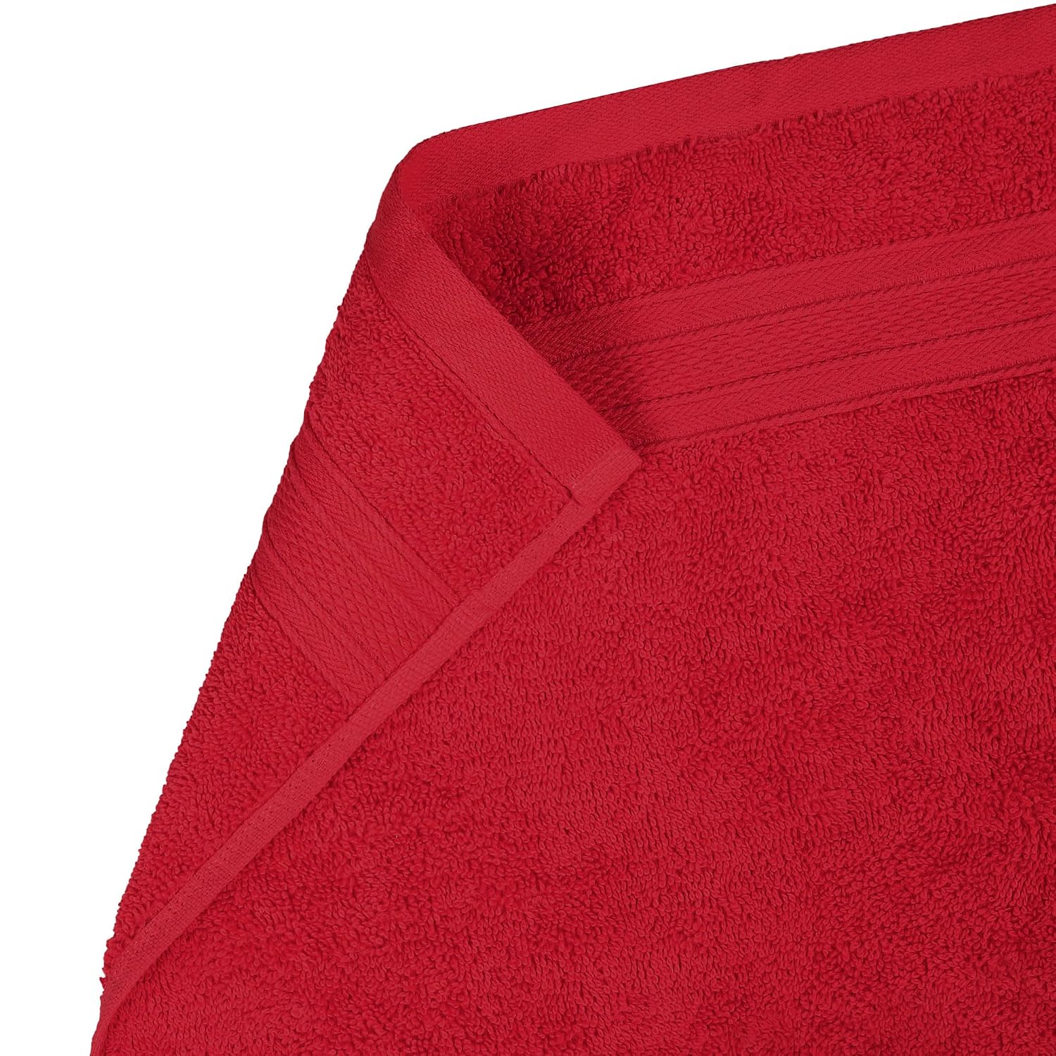 Trident Soft Comfort Air Rich Towel 100% Cotton Hand Towel For Daily Use, 500 Gsm Highly Absorbent Towels For Men/Women, 4 Pcs Hand Towel Set (Crimson)