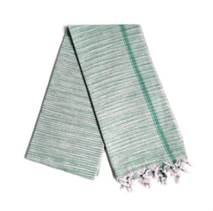 Ahmadun Handloom 100% Khadi Cotton Bath Towel 1200 Gsm - Multicolor (Pack Of 4)