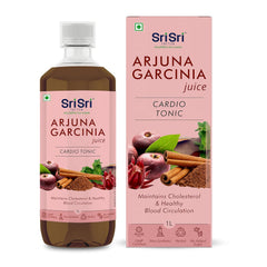 Sri Sri Tattva Shuddhta Ka Naam Arjuna Garcinia Juice - Cardio Tonic, Strengthens The Circulatory System, Rejuvenates Soft Tissues & Supports Heart | 1 Litre 2.2lbs
