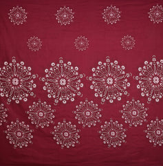 1 Bedsheet For Double Bed With 2 Pillow Covers - 90 X 100 Inches, Maroon | Premium Cotton Material Double Bedsheet Queen Size | Skin Friendly & Long Lasting