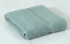 Fash Home International Quick Dry Star Border Bath Towel 500 Gsm | Soft & Absorbent Solid Bath Towel Lightweight & Skin-Friendly Towel For Everyday Use (1 Pcs) - Olive Green