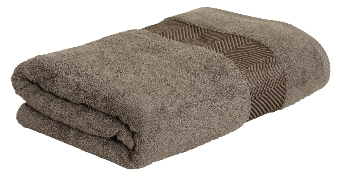 Fash Home International Bath Towel 500 Gsm | Ultra Soft, Highly Absorbent, Quick Dry, Plush & Durable Cotton Bath Towel (Grey)