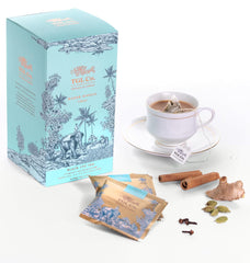 TGL Co. Kadak Masala Chai Instant Tea Premix - 196gm, 6.9 Ounce, 14 Single Serving Sachets | Anti Inflammatory & Anti Bacterial Properties - Rich Taste, Ready To Drink Chai | Medium Caffeine