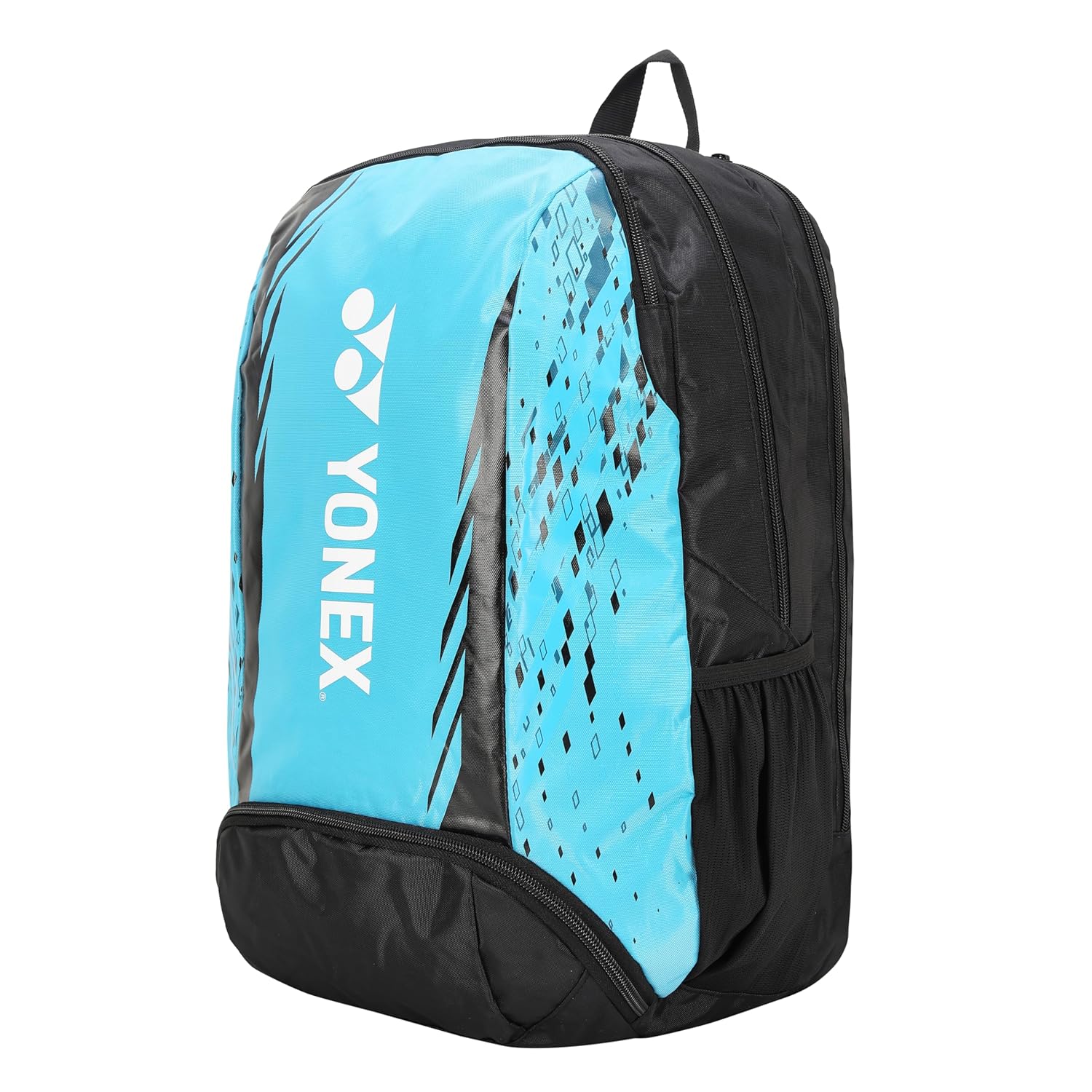 Yonex Badminton Backpack 2312 T02, Size - Large, Colour - Sea Blue White, Material - Polyurethane