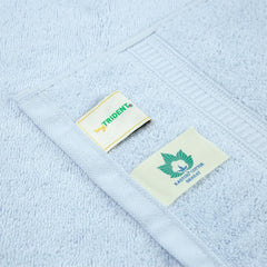 Mytrident Classic Kasturi Collection 100% Cotton 1 Bath +1 Small Bath & 2 Hand Towels 1400 Gsm | Highly Absorbent Towels (Aqua) - Set Of 4