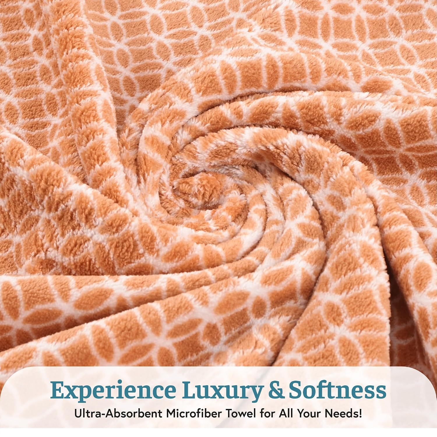 Kuber Industries Microfiber Soft Face Towel 1200 Gsm | Absorbent Hanging Hand Towels For Wash Basin Bathroom | Circle - Red & Golden (6 Pcs)