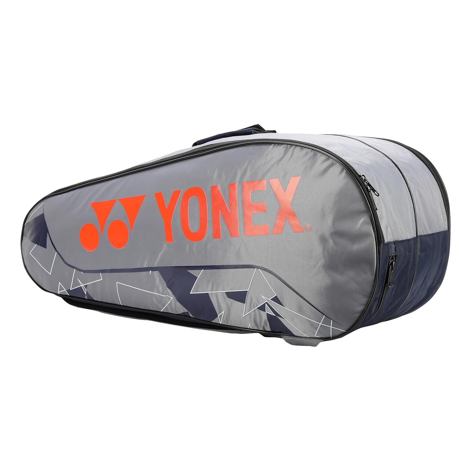 Yonex Badminton Racquet Bag 2326, Colour - Grey Cherry Tomato, Size - Large, Material - Polyurethane