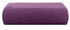 Casa Copenhagen Egyptian Cotton Popcorn 1 Pcs Large Bath Towel 500 Gsm (Dark Purple)