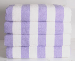 Sharan Elegance Dry Ultra Soft Pure Cotton 500 Gsm Jumbo Size Terry Towel - Set Of 4 (Lavender)