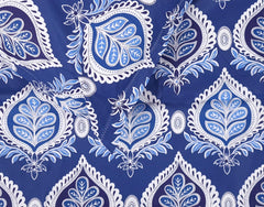 1 Single Bedsheet With 1 Pillow Cover - 57 X 87 Inches, Blue | Skin Friendly Fabric For Everyday Use - Soft, Breathable & Comfortable Sleeping