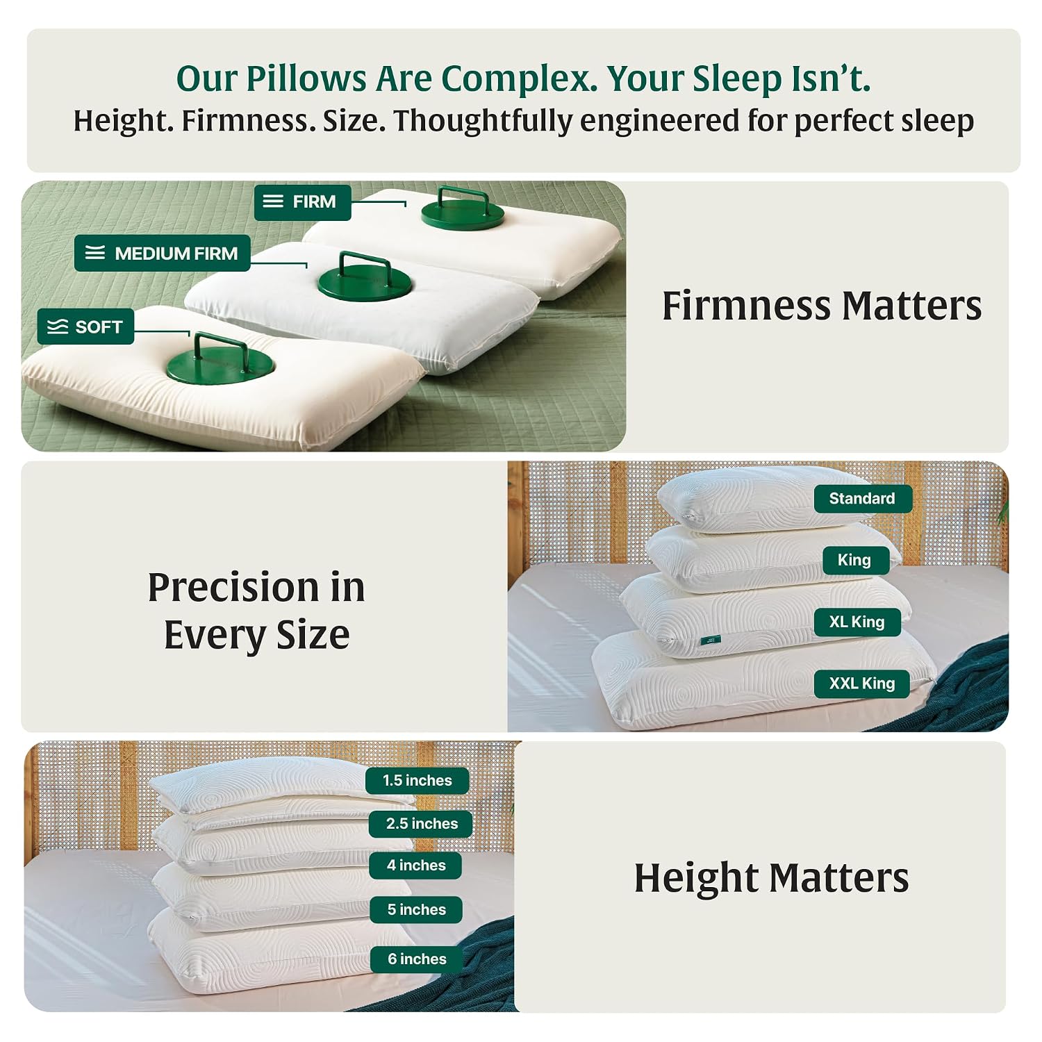 Memory Foam Pillow For Neck & Shoulder Pain Relief - XL King Size - 5 Inch | Cervical Pillow For Sleeping - Orthopedic Thick Pillow For Back, Side & Stomach Sleepers, Medium Firm - Set Of 1
