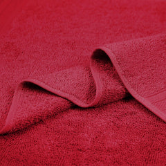 Trident Soft Comfort Air Rich 100% Cotton Bath Towels 500 Gsm | Large Size Bathroom Towels For Men/Women (Crimson)