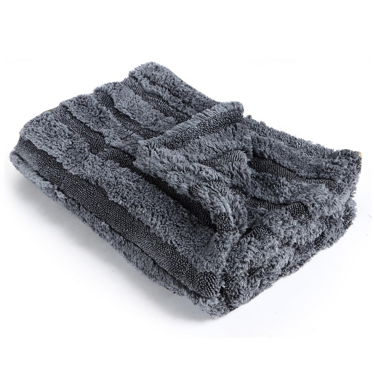 Auto Hub Microfiber Cloth 250 Gsm | Ultra Soft- Edgless & Dual Sided Microfiber Cloth Lint & Streakfree Car Cleaning Cloth - Grey (Pack Of 1)