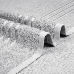 Mytrident 100% Cotton Bath Towel 400 Gsm | Comfort Living Quick Drying Travel Friendly | For Men & Women Large Size (Ice Grey)
