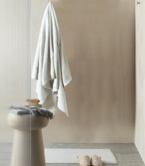 Fash Home International Quick Dry Star Border Bath Towel 500 Gsm | Soft & Absorbent Solid Bath Towel Lightweight & Skin-Friendly Towel For Everyday Use (1 Pcs) - Silver Grey