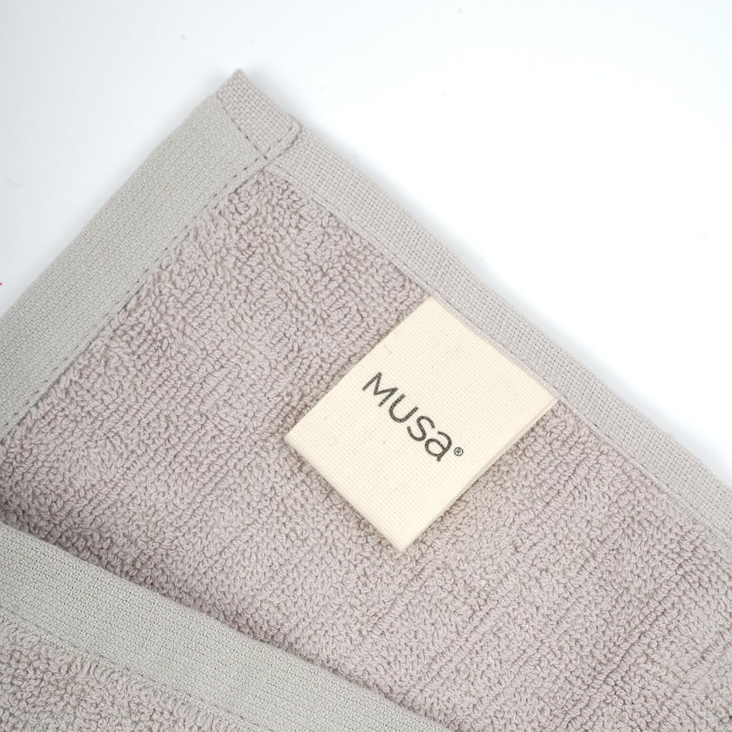 Musa Banana Hand Towels 400 Gsm | Terry Hand Towel For Wash Basin Kitchen Gym Towel For Men (Shadow Grey) -Set Of 3