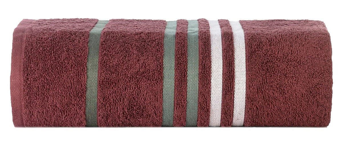 Casa Copenhagen Egyptian Cotton Exotic 1 Pcs Large Bath Towel 520 Gsm (Burgundy)