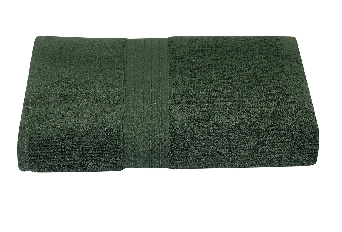 RD Trend 100% Cotton Bath Towels 500 Gsm | Soft & Absorbent Bath Towel For Men, Women Urban Comfort (Green)
