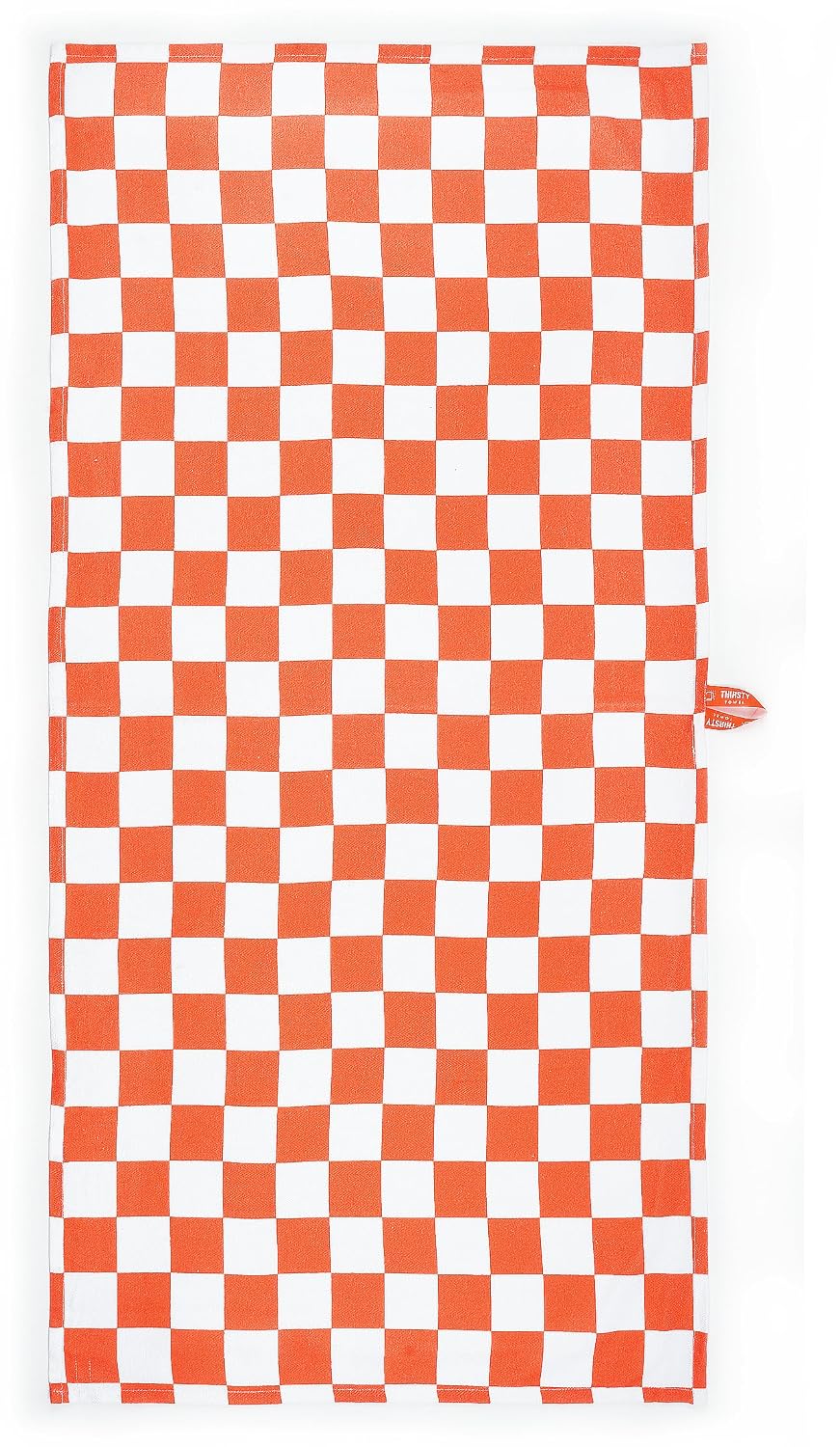 Thirsty Towel Bamboo Bath Towel 460 Gsm | Quick Dry Towels Large Size, Bath Towels For Men & Women (Rise N'Shine, Citrus Checkered)