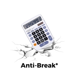 Bambalio BL-777 Electronic Calculator (White) 3 Years Warranty & 3 Years Battery Life | 12 Digits-large LC Display ,112 Steps Check & Correct
