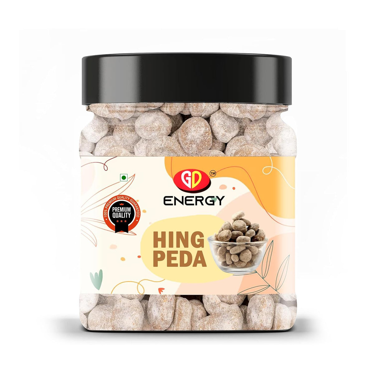 Gd Energy Hing Peda 1kg, | Pachak Hing Peda Churan Mukhwas Good For Digestion | Jar Pack