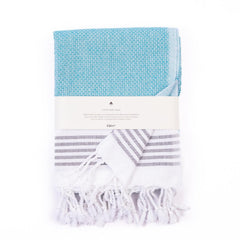 Haber Premium Light Weight 100% Cotton Bath Towel 250 Gsm | Unique Micro Waffle Texture For Active Feel, Quick Absorption & Faster Drying Towel (Harbour Blue)