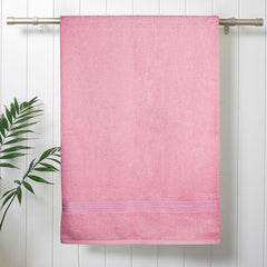 Comforic 100% Cotton Bath Towels 500 Gsm | Large Size Bath Towel For Men & Women Quick Dry, Super Soft & Absorbent Gym Towel, Travel Towel (Baby Pink)