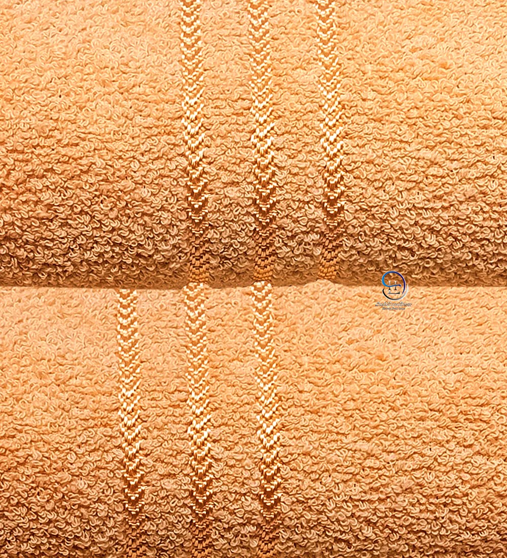 Lush Haven Decor Extra Large Big Men Bath Towel 500 Gsm | 100% Pure Cotton Full Size Xxxl Ultra Soft, Absorbent & Quick Dry Towel (Light Brown)