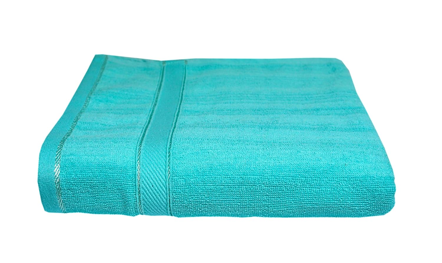 Space Fly Cotton Luxury Bath Towels 600 Gsm (Sea Green)- Pack Of 1