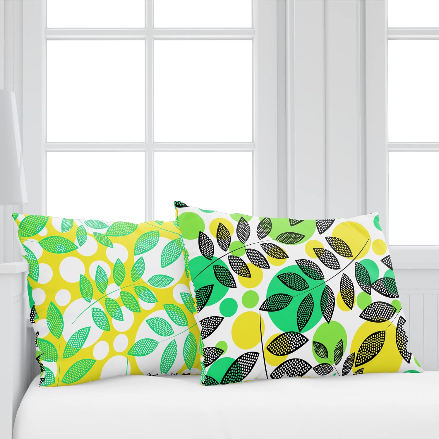 Bedsheet For Single Size Bed With 1 Pillow Cover - 57 X 87 Inches, Green & Yellow | Gifts For Wedding Or Anniversary, Surprise, Soft, Breathable, & Comfortable Bedsheet