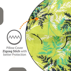 1 Single Bedsheet With 1 Pillow Cover - 57 X 87 Inches, Light Green | Skin Friendly Fabric For Everyday Use - Soft, Breathable & Comfortable Sleeping