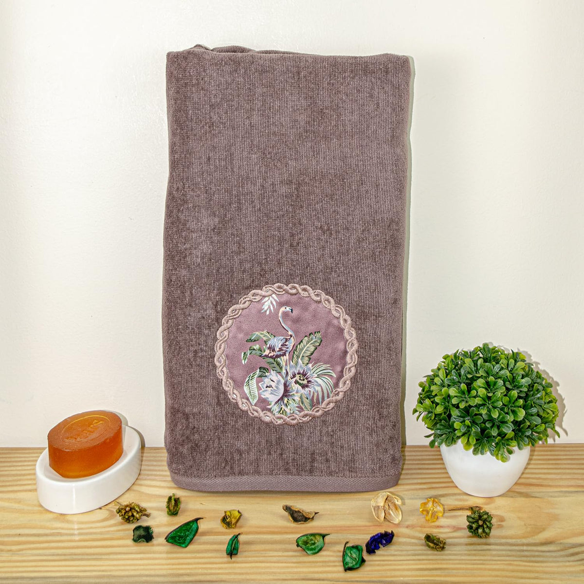 Akiko Home Prima Dream 100% Cotton Bath Towels 450 Gsm | Soft, Absorbent & Durable, Cotton Bath Towel | Pack Of 1 (Bluegrn)