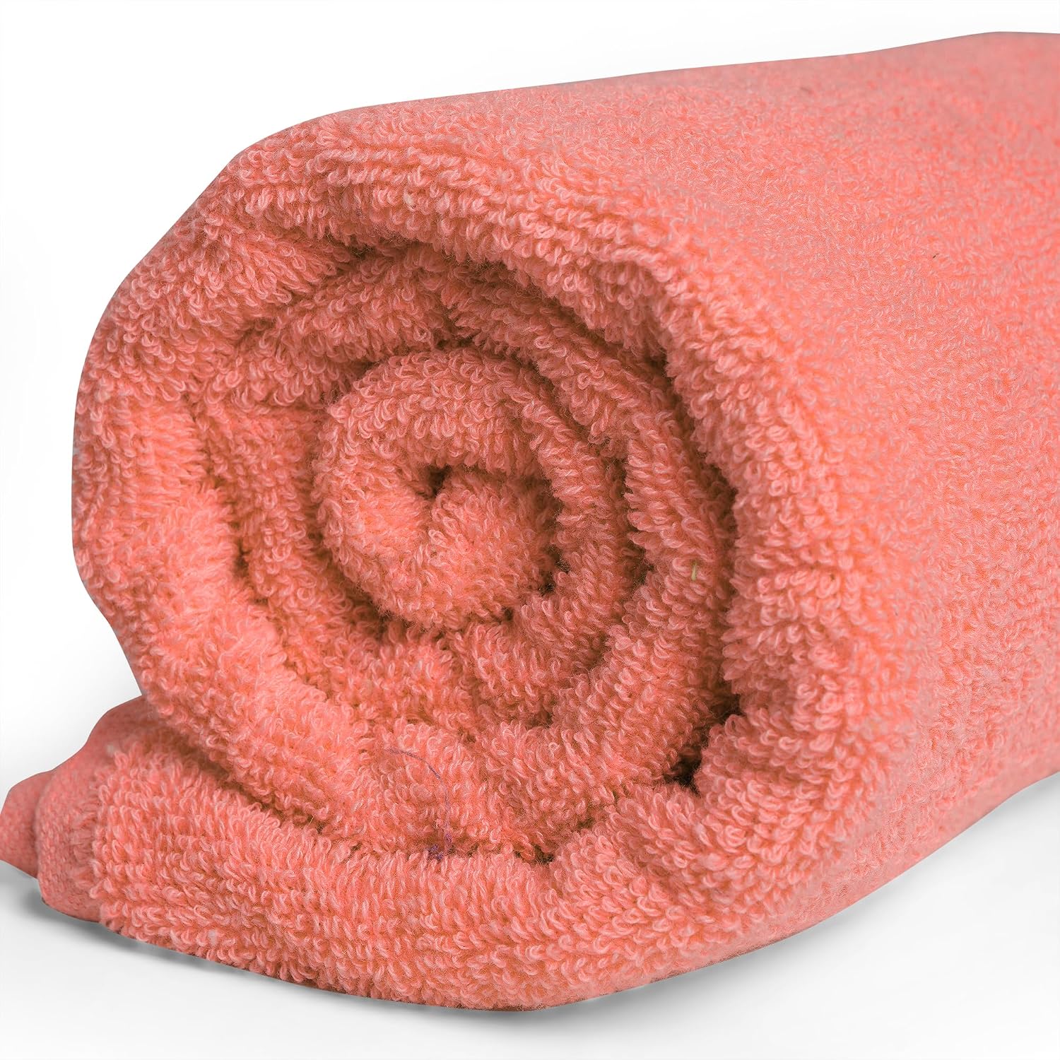 Cross Wave Exim Cotton Bath Towel 450 Gsm | Ultra Soft & Absorbent Towel (Orange)