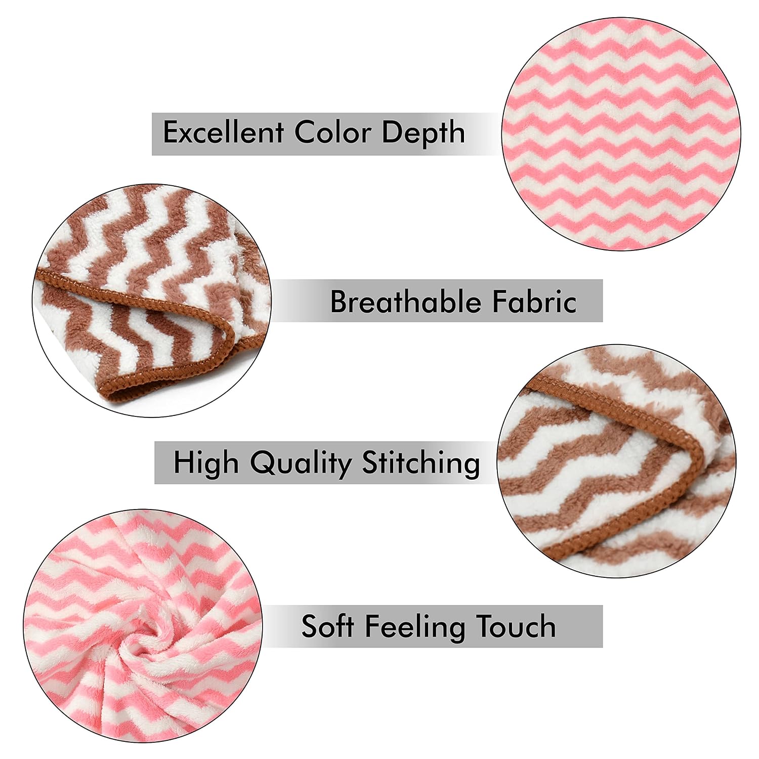 Urbanleaf Super Soft Microfiber Designer Hand Towels 400 Gsm | Gym & Workout Towels Set Of 2 (Multicolour)