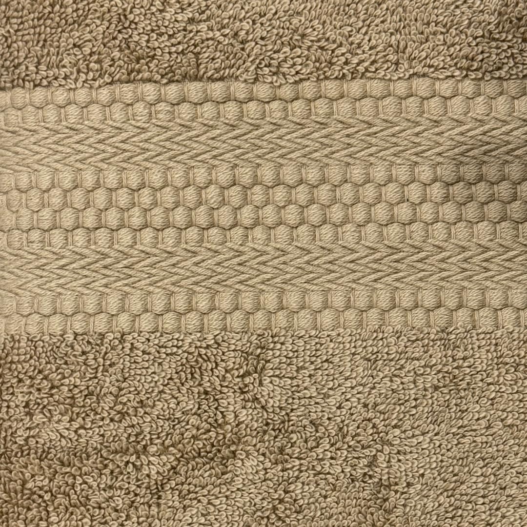 Stamio Cotton Bath Towel 600 Gsm | Two Ply Combed, Extra Soft & Absorbent Large Full Size Towels For Bathing, Home, Sports, Salon, Hotel Use (Beige)